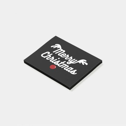 Vrolijk kerstfeest post-it® notes (Schuin)