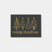 Vrolijk kerstfeest post-it® notes (Voorkant)