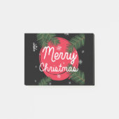 Vrolijk kerstfeest post-it® notes (Voorkant)