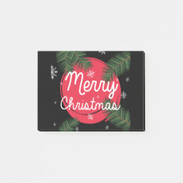 Vrolijk kerstfeest post-it® notes