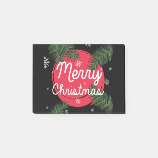 Vrolijk kerstfeest post-it® notes (Voorkant)