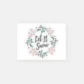 Vrolijk kerstfeest post-it® notes (Voorkant)