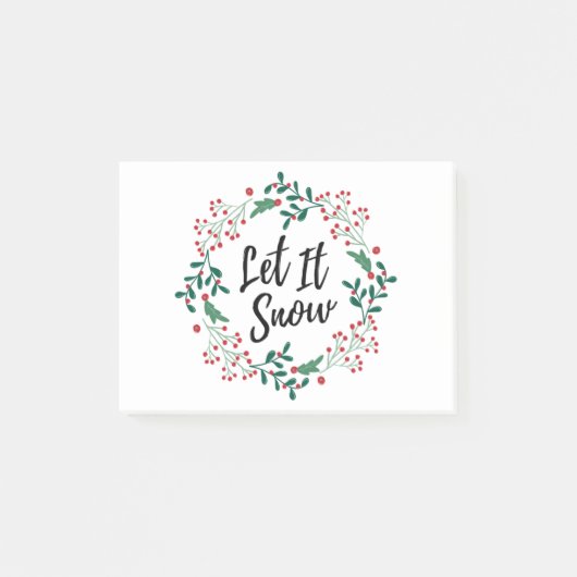 Vrolijk kerstfeest post-it® notes (Voorkant)