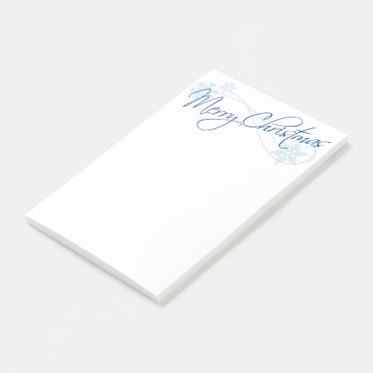 Vrolijk kerstfeest post-it® notes (Schuin)