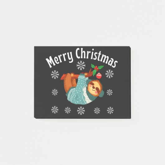 Vrolijk kerstfeest post-it® notes (Voorkant)