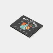 Vrolijk kerstfeest post-it® notes (Schuin)