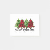 Vrolijk kerstfeest post-it® notes (Voorkant)