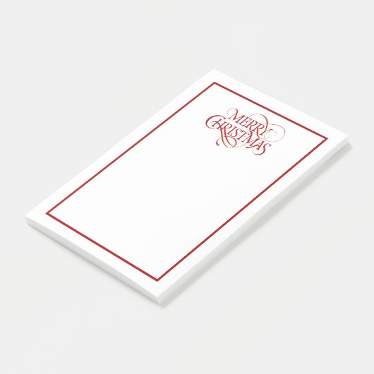 Vrolijk kerstfeest post-it® notes (Schuin)