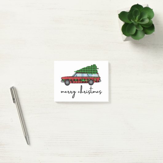 Vrolijk kerstfeest post-it® notes (Kantoor)