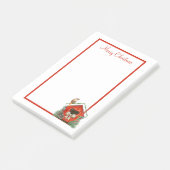Vrolijk kerstfeest post-it® notes (Schuin)