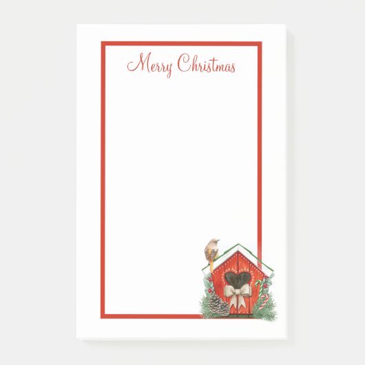 Vrolijk kerstfeest post-it® notes (Voorkant)