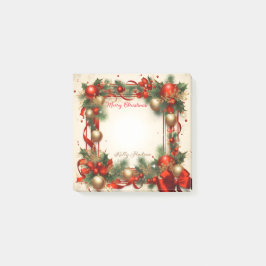 Vrolijk kerstfeest post-it® notes