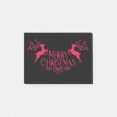 Vrolijk kerstfeest post-it® notes (Voorkant)