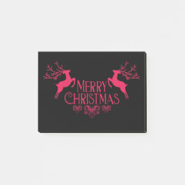 Vrolijk kerstfeest post-it® notes
