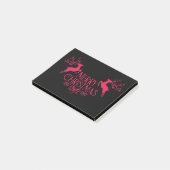 Vrolijk kerstfeest post-it® notes (Schuin)