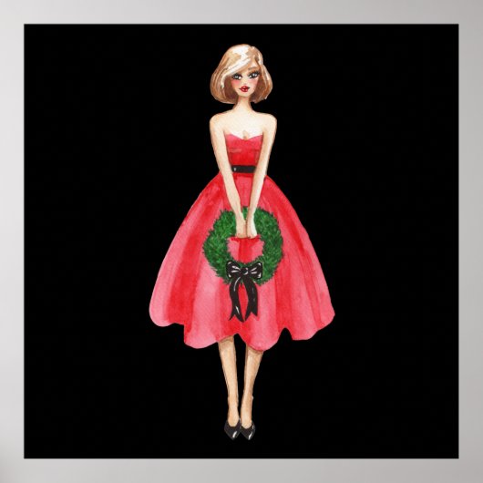 Vrolijk kerstfeest poster (Voorkant)