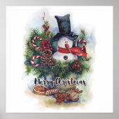 Vrolijk kerstfeest poster (Voorkant)