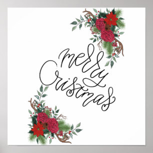 Vrolijk kerstfeest poster