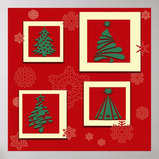 Vrolijk kerstfeest poster (Voorkant)