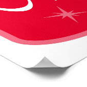 Vrolijk kerstfeest poster (Hoek)