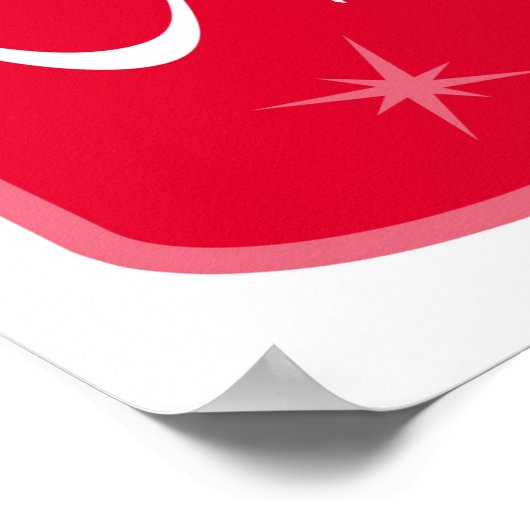 Vrolijk kerstfeest poster (Hoek)