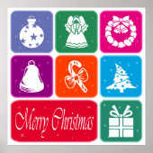 Vrolijk kerstfeest poster (Voorkant)