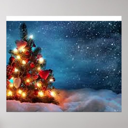 Vrolijk kerstfeest poster (Voorkant)