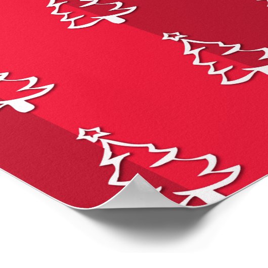 Vrolijk kerstfeest poster (Hoek)