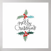 Vrolijk kerstfeest poster (Voorkant)