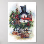 Vrolijk kerstfeest poster (Voorkant)