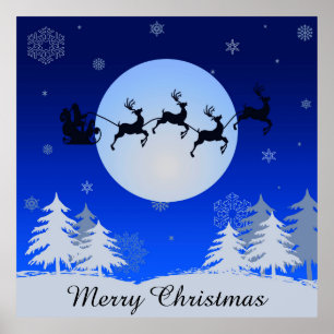 Vrolijk kerstfeest poster