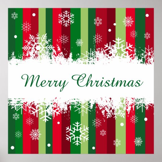 Vrolijk kerstfeest poster (Voorkant)