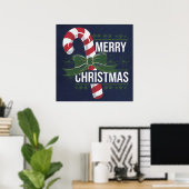 Vrolijk kerstfeest poster (Thuiskantoor)