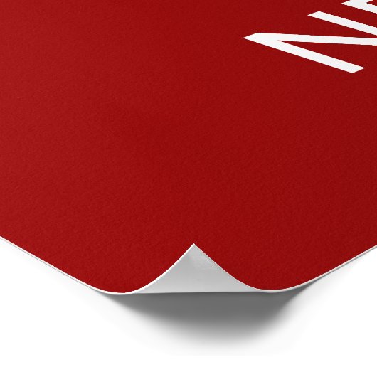 Vrolijk kerstfeest poster (Hoek)