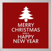 Vrolijk kerstfeest poster (Voorkant)