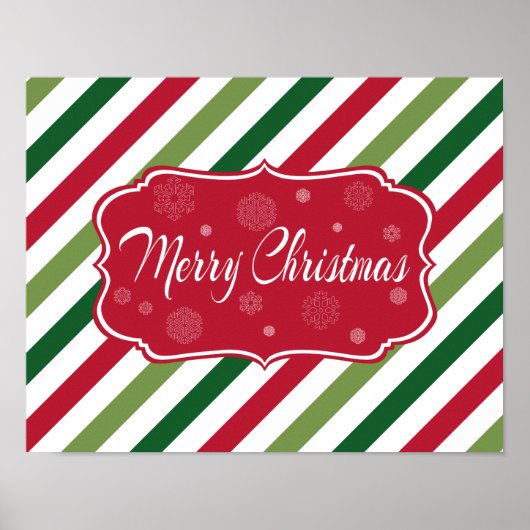 Vrolijk kerstfeest poster (Voorkant)