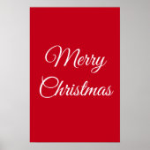 Vrolijk kerstfeest poster (Voorkant)