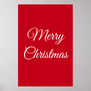 Vrolijk kerstfeest poster