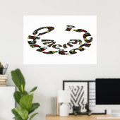 Vrolijk kerstfeest poster (Thuiskantoor)