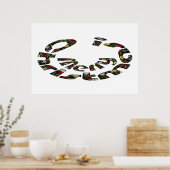 Vrolijk kerstfeest poster (Keuken)