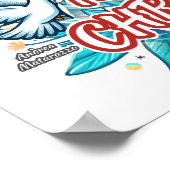 Vrolijk kerstfeest poster (Hoek)