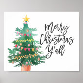 Vrolijk kerstfeest, Poster kerstboom (Voorkant)
