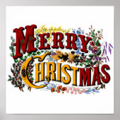 Vrolijk kerstfeest Posters (Voorkant)