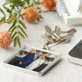 Vrolijk kerstfeest, President Joe Biden en 1st Lad Sleutelhanger (Zijkant)