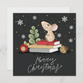 Vrolijk kerstfeest/Prettige feestdagen Feestdagenkaart (Voorkant / Achterkant)