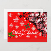 Vrolijk kerstfeest,Prettige feestdagen_ Feestdagenkaart (Voorkant / Achterkant)