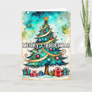Vrolijk kerstfeest   PRETTIGE FEESTDAGEN Kaart