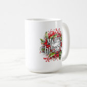 Vrolijk kerstfeest | PRETTIGE FEESTDAGEN Koffiemok (Voorkant rechts)