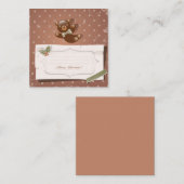 Vrolijk kerstfeest/Prettige feestdagen Notitiekaartje (Voorkant / Achterkant)