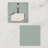 Vrolijk kerstfeest/Prettige feestdagen Notitiekaartje (Voorkant / Achterkant)